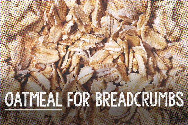 Oatmeal for Bread Crumbs