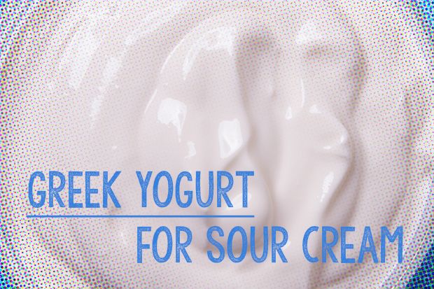 Greek Yogurt for Sour Cream